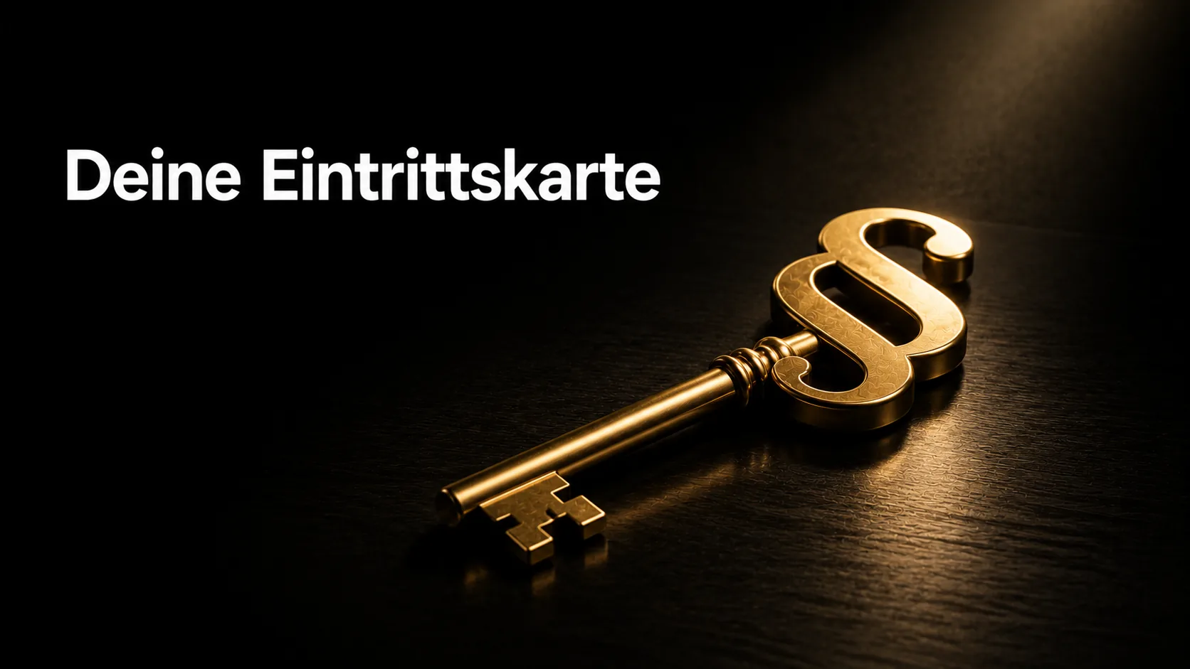 Goldener Schlüssel mit Paragrafen-Symbol – die §34d-Zulassung als Eintrittskarte in die Maklerschaft